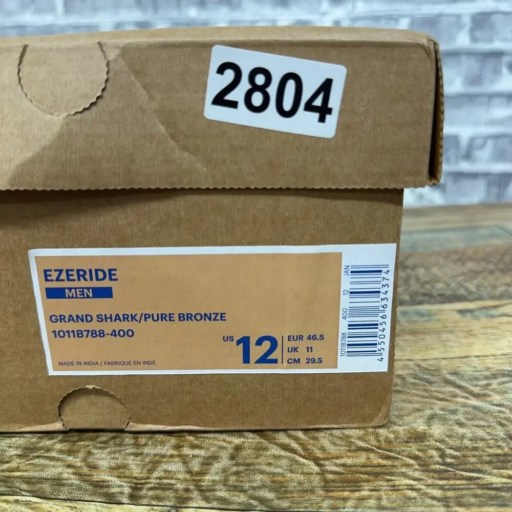 ASICS Ezeride Grand Shark Blue Pure Bronze Running 1011B788-400 Mens Size 12 New